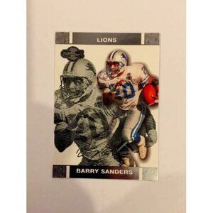 2007 Topps Co-Signers Barry Sanders Detroit Lions Football Card #46 (038)